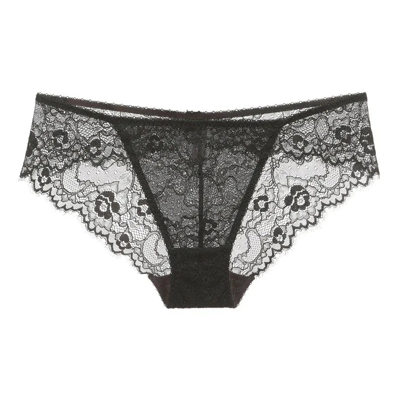 New 2019 lace sexy deep V-neck thin cotton cup fashion transparent bra panty lash push up underwear Comfortable Brassiere sets