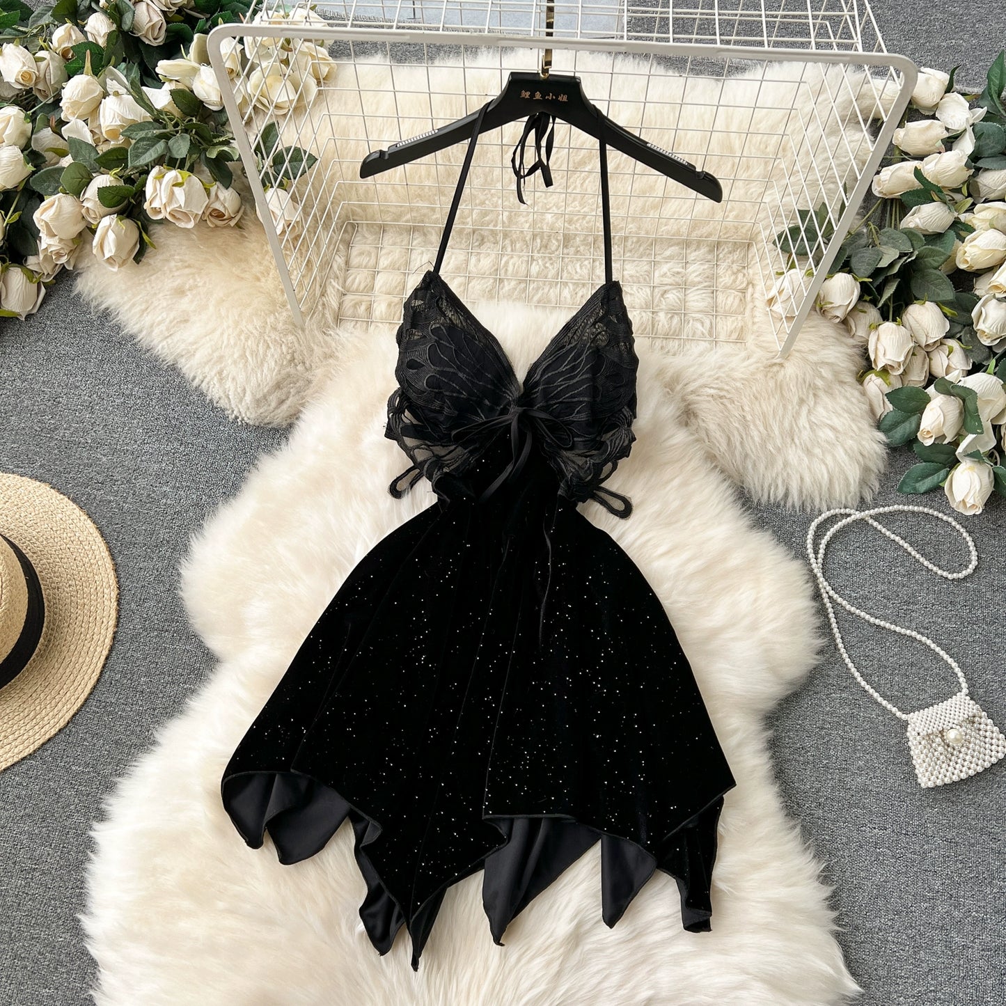 Butterfly Velour teddy