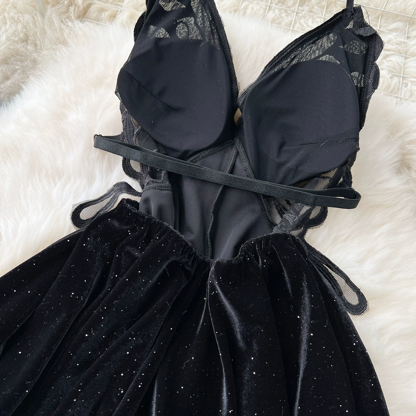 Butterfly Velour teddy