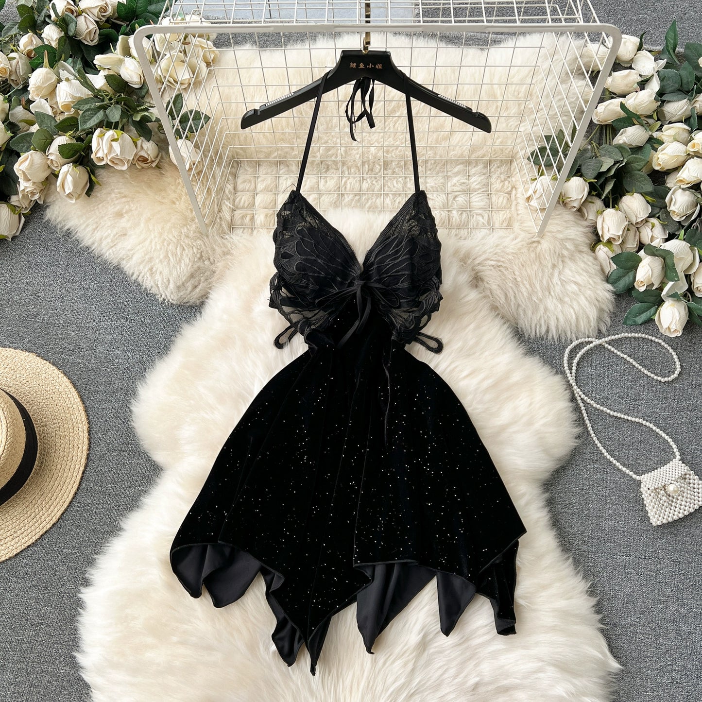 Butterfly Velour teddy