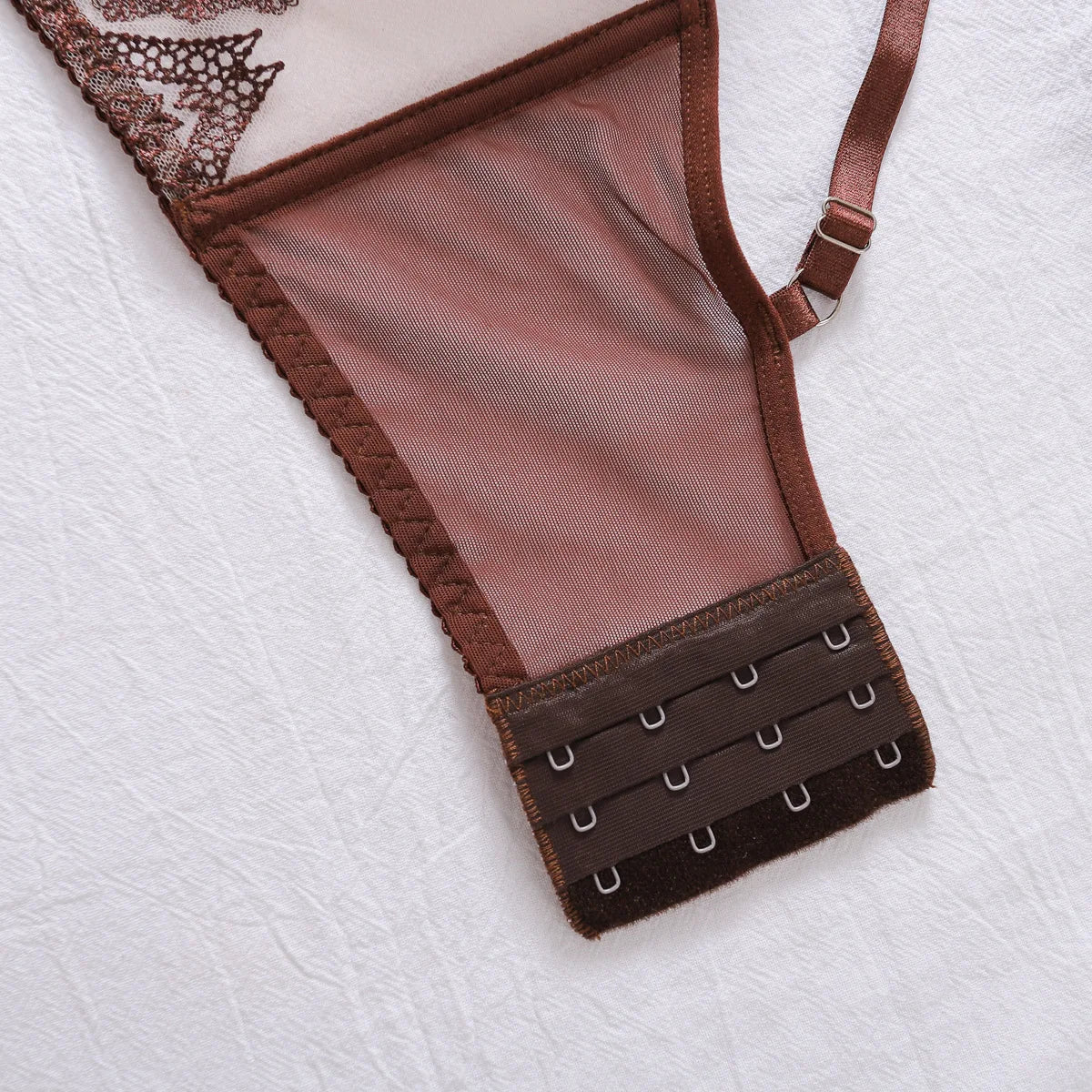 burgundy lingerie set