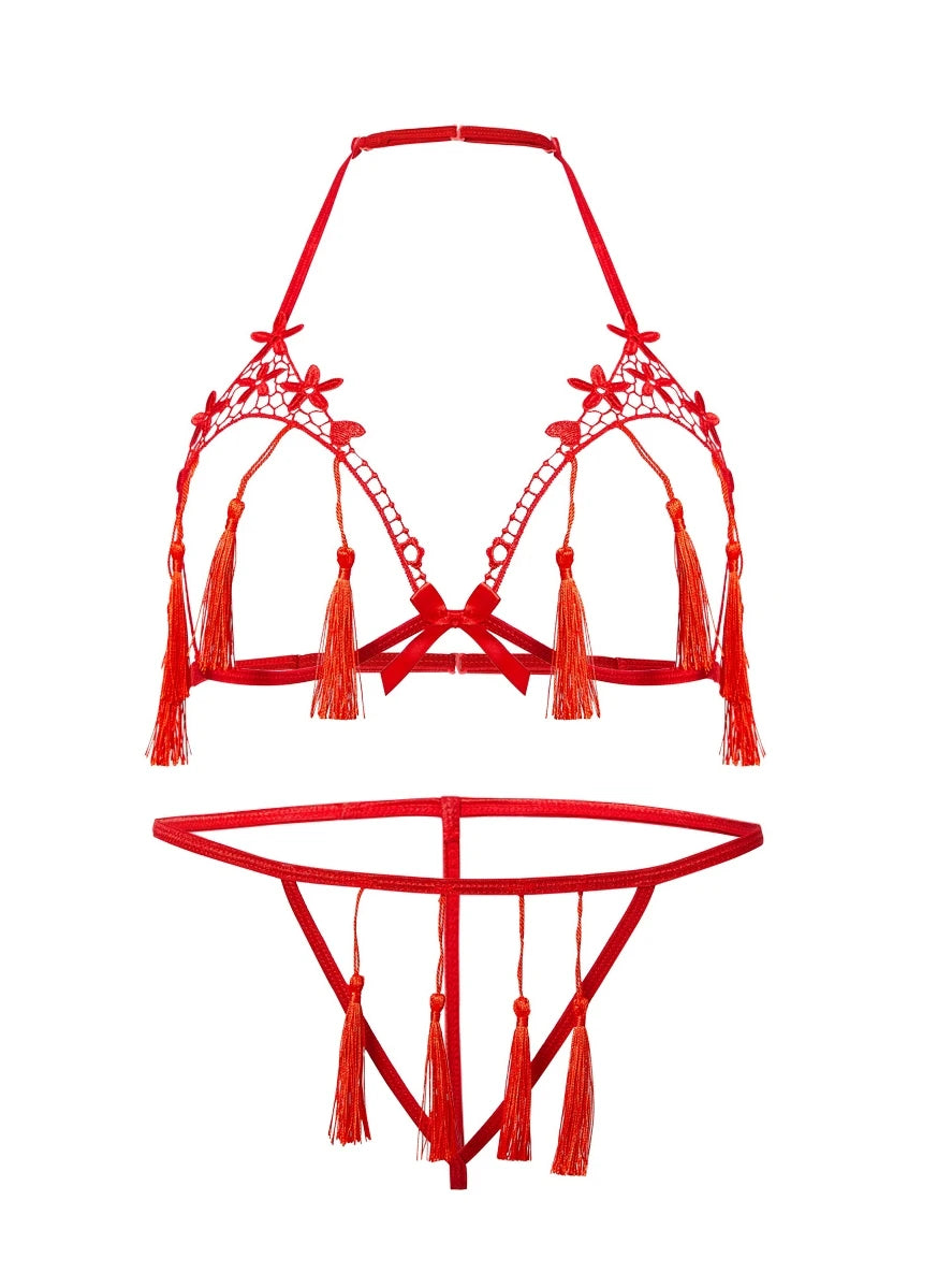 طقم حمالات صدر ثونغ لعيد الحب طقم ملابس داخلية مثير من الدانتيل طقم حمالات صدر مثير من الدانتيل ملابس داخلية شفافة جمبسوت ملابس داخلية