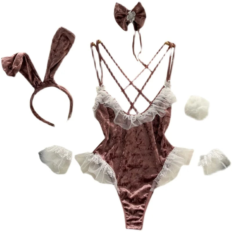 velour teddy set