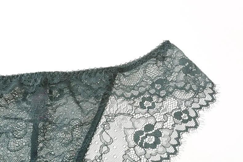 New 2019 lace sexy deep V-neck thin cotton cup fashion transparent bra panty lash push up underwear Comfortable Brassiere sets