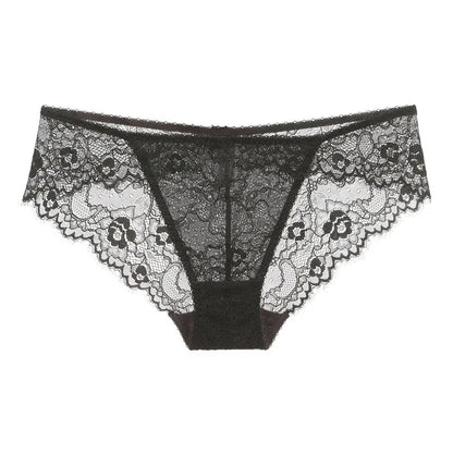 New 2019 lace sexy deep V-neck thin cotton cup fashion transparent bra panty lash push up underwear Comfortable Brassiere sets