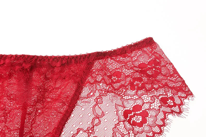 New 2019 lace sexy deep V-neck thin cotton cup fashion transparent bra panty lash push up underwear Comfortable Brassiere sets
