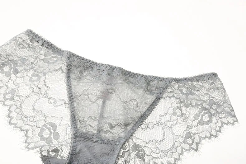 New 2019 lace sexy deep V-neck thin cotton cup fashion transparent bra panty lash push up underwear Comfortable Brassiere sets