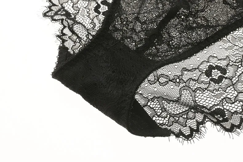 New 2019 lace sexy deep V-neck thin cotton cup fashion transparent bra panty lash push up underwear Comfortable Brassiere sets