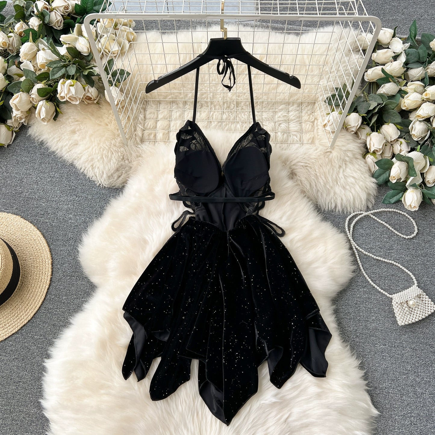 Butterfly Velour teddy