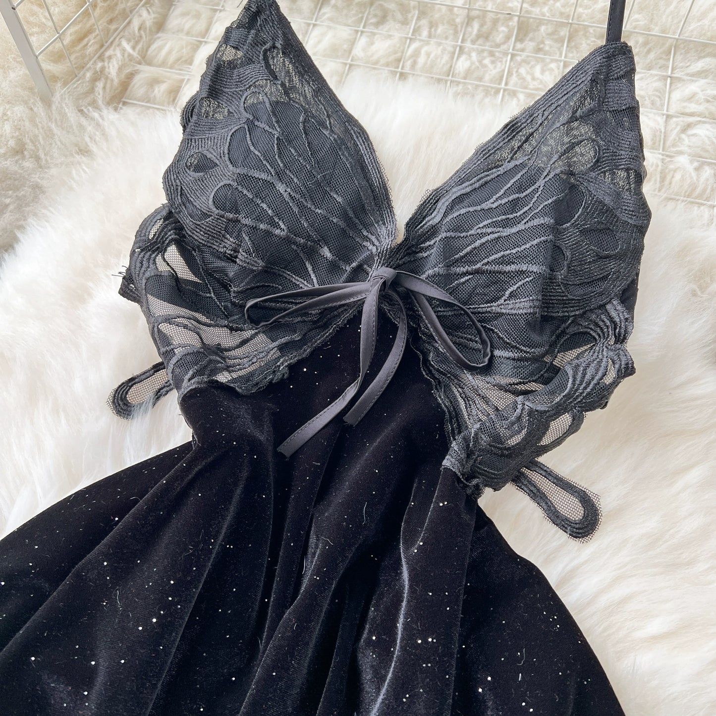 Butterfly Velour teddy
